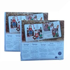 Creative Memories Spargo 7x7 Scrapbook Pages 12 Sheets x 2; Set of 2 New
